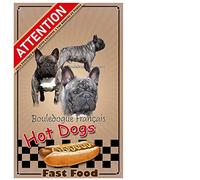 Pets-Easy. com Sign Beware of the Bulldog - Preperforado y tornillos propuestos. De 30 cm a 15 cm…