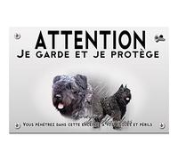 Pets-easy Plaque Attention au Chien Chien Bouvier des Flandres