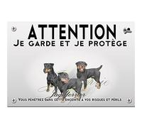Pets-easy Plaque Attention au Chien jagd Terrier
