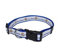 Pets First Collar para Perro del Real Madrid de la MLS con Licencia de fútbol en Color del Equipo, tamaño: Mediano