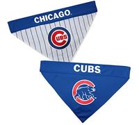 Pets First CUB-3217-L-XL MLB Bandana para Perro - Chicago Cubs Reversible Pet Bandana, Grande/XL, MLB Color del Equipo