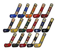 Pets First Dog Toy Tough Nylon con chirriante interno con licencia de NHL Washington Capitals Hockey Stick Toy para perros y gatos juega hockey con s