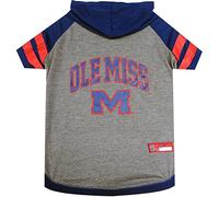 Pets First Mascotas Primer Ole Miss Sudadera con Capucha Camiseta