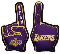 Pets First NBA LA Lakers #1 Fan Toy para Perros y Gatos. El Mejor Juguete Resistente para Mascotas con chirriador Interior.