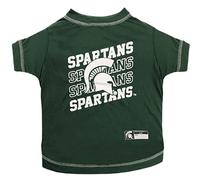 Pets First NCAA Michigan State Spartans - Camiseta gráfica para Perro, Camiseta Deportiva con Licencia con Nombre y Logotipo del Equipo, Camisa Genial para Cachorros, Talla XL