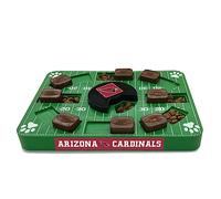 Pets First NFL Arizona Cardinals - Juguete de rompecabezas para perros, juguete interactivo para golosinas para perros, rompecabezas para perros