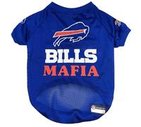 Pets First NFL Buffalo Bills - Camiseta de fútbol raglán Bills Mafia, Talla S, Bonita Camiseta de fútbol para Perros y Gatos