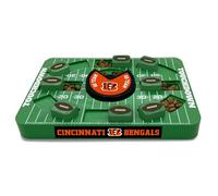Pets First NFL Cincinnati Bengals - Juguete de rompecabezas grande para perros, nuevo tamaño grande, juguete interactivo para perros, juguete de alimentación lenta para perros