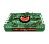 Pets First NFL Cleveland Browns - Juguete de rompecabezas grande para perros, nuevo tamaño grande, juguete interactivo para perros, juguete de alimentación lenta para perros
