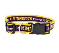 Pets First NFL Collar de Perro. 32 NFL Equipos Disponible en 4 tamaños. Resistente, Fuerte y Durable NFL Mascota Cuello. Fútbol Gear para el Cachorro Deportivo.