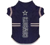 Pets First NFL Dallas Cowboys - Camiseta para perro de fútbol americano para perros y gatos, camiseta deportiva duradera para mascotas, 3 tallas, atuendo para mascotas de la NFL, camiseta reflectante