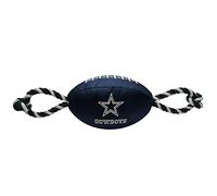 Pets First NFL fútbol Perro Juguete con Squeaker Interior de Nailon y Pull Cuerdas Mascota Deportes Juguete