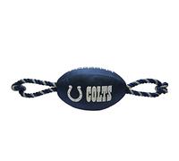Pets First NFL fútbol Perro Juguete con Squeaker Interior de Nailon y Pull Cuerdas Mascota Deportes Juguete