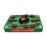Pets First NFL Kansas City Chiefs Puzzle Toy, Puzzle Treat Dog Toy, Interactive Dog Treat Toy, Dog Puzzle Fedding Slow Toy