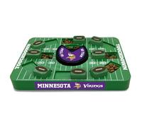 Pets First NFL Minnesota Vikings - Juguete de rompecabezas grande para perros, nuevo tamaño grande, juguete interactivo para perros, juguete de alimentación lenta para perros