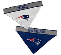 Pets First NFL New England Patriots Tie Bandana, L/XL. Bandana Reflectante para Perro, para Mascotas, Gatos o Perros. El Mejor día del Juego, Bandana para Fiesta