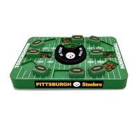 Pets First NFL Pittsburgh Steelers - Juguete de rompecabezas grande para perros, juguete interactivo de golosinas para perros, juguete de alimentación lenta para perros