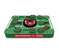 Pets First NFL SAN Francisco 49ERS - Juguete de rompecabezas grande para perros, nuevo tamaño grande, juguete interactivo para perros, juguete de alimentación lenta para perros