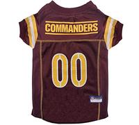 Pets First NFL Washington Commanders - Camiseta para Perro, Talla L. El Mejor Disfraz de fútbol Americano para Perros y Gatos. Camiseta con Licencia