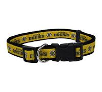 Pets First NHL Boston Bruins Collar para Perros y Gatos, Grande. - Ajustable, Lindo y Elegante. ¡El Mejor Collar para fanáticos del Hockey!