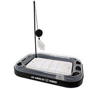 Pets First NHL Los Angeles Kings - Juguete rascador 5 en 1 para gatos con campana interactiva para gatos en pistas