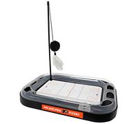 Pets First NHL Philadelphia Flyers - Juguete rascador para gatos 5 en 1 con pelota y campana interactivas para gatos