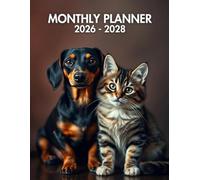 Pets Planner 2026-2028: 3-Year Monthly, Weekly & Daily Organizer for Pet Lovers - Celebrate Your Furry Friends While Staying Organized