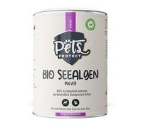 Pets Protect Harina de algas marinas orgánica para perros y gatos, superalimento 100% natural, suplemento Barf, fuente natural de yodo, polvo puro sin aditivos, 150 g, 100% calidad orgánica