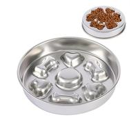 Pets Slow Feeder - Dogs Feeding Bowl | Stainless Steel Slow Feeder - Pet Bowls | Slow Eating Dog Bowl | Dog Anti Obesity Bowl | Anti Choking Dog Bowls, Slow Feeder Dog Bowl for Cats & Dogs