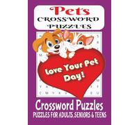 Pets Word Search Puzzle Book: Pets Word Search Puzzle Book with Easy to Read Print about our Pets and More 6x9 paperback | 120 pages | 50+ puzzles … ... Vacations, Holidays, Brain-Teasers, Free Time