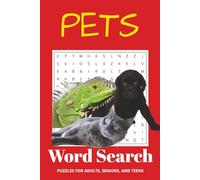 Pets Word Search Puzzle book: Word Searches with Easy to Read Print about Dogs, Cats, Exotic Pets and More | 6x9 inches, 110 pages | 50+ Puzzles ... Gift for Vacations, Holidays and Free Times