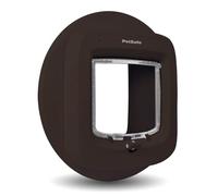 PetSafe - Adaptador de Instalación de Gatera, para Puerta para Gatos con Microchip, Fácil Instalación en Puertas y Paredes de Vidrio o Metal, Marrón
