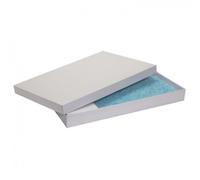 Petsafe arenero de repuesto de cristal azul y blanco para perros