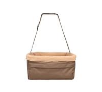 PetSafe Asiento de Seguridad para Perros Solvit - hasta 5.4 kg - Diferentes Tipos de Vehículos, Correa Ajustable, Forro Acolchado Resistente, Lavable a Máquina - Marrón