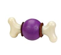 PetSafe Busy Buddy Bouncy Bone - Juguete para Morder para Perros 3 en 1, Hueso para Perros, Duradero y Resistente - M