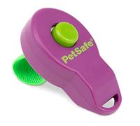 PetSafe Clik-R - Clicker de Entrenamiento para Perros y Gatos - para Educación Diaria, Diseño Ergonómico y Banda para el Dedo - Púrpura