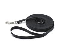 PetSafe Correa de entrenamiento de algodón para perros, ideal para razas pequeñas, medianas y grandes, 30 pies, 5/8 pulgadas x 30 pies, color negro