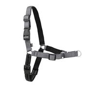 PetSafe Dog Harness Arnés Deluxe Easy Walk, Mediano, Gris Acero, Nailon, Medium (Pack of 1)