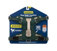 PetSafe Easy Walk Comfort - Arnés antitirones de adiestramiento, Acolchado Todo el Cuerpo, Resistente, 5 Puntos de Ajuste, Ribete Reflectante, Hebillas de Cierre rápido, asa, Uso Diario, Verde, XS