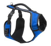 PetSafe EasySport - Arnés para Perros Acolchado Ajustable con Asa de Control y Cinta Reflectante - Azul - Mediano, M