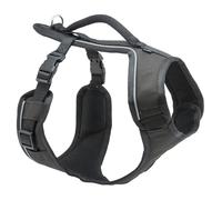 PetSafe EasySport - Arnés para Perros en Tela Acolchada Resistente - Escote Elástico Ajustable, Enganche Trasero y Reflectante - Negro - M