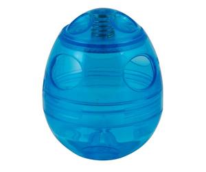 PetSafe Funkitty Egg-Cersizer, Juguete para Gattos, Rellenar con Golosinas o Pienso, Juguete Dispensador de Golosinas Interactivo para Gatos, Azul