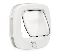 PetSafe - Gatera con Microchip, Puerta para Gatos con Microchip, Acceso Selectivo, Mantiene Fuera A Extraños, Fácil Instalación, Gatos de hasta 7 kg - Blanco