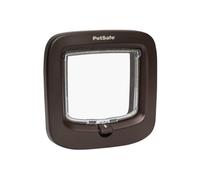 PetSafe - Gatera de Cierre Manual - Cierre con 4 Modos, Eficiente Energéticamente, Instalación Sencilla - Marrón