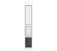 PetSafe - Puerta Corredera de Vidrio para Gatos y Perros de 2 Piezas - Sin Necesidad de Recortar, Duradera, Resistente a Las Inclemencias del Tiempo - Mediana