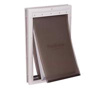 PetSafe - Puerta para Mascotas de Climas Extremos - Triple Abertura, Eficiente Energéticamente, Marco Personalizable - Grande