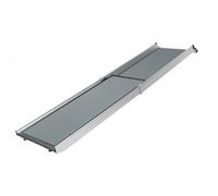 PetSafe Rampa telescópica Happy Ride, Ligera y transportable para Mascotas, para automóviles Grandes, Marco de Aluminio Resistente, 99-183 cm de Largo, Soporta hasta 181 kg