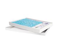 PetSafe ScoopFree - Arenero para Gatos Autolimpiable, Arenero Automático Cubierto, Incluye Bandejas Desechables con Arena de Cristal, Elimina Olores, Control de Salud - 2ª Generación