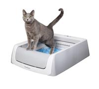 PetSafe ScoopFree, Arenero para Gatos Autolimpiable, Arenero Automático Sin Cubierta, Incluye Bandejas Desechables de Arena de Cristal, Elimina Olores, Control de Salud, 2ª Generación
