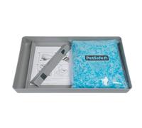 PetSafe ScoopFree Bandeja de Arena Reutilizable con Arena Cristal | Control de Olores, Limpieza Fácil, Diseño Duradero